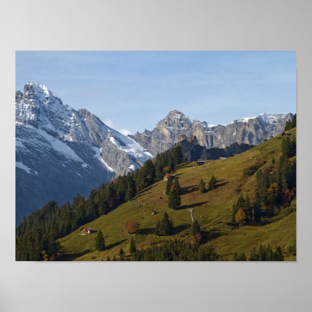 Poster des Alpes suisses (Devant)