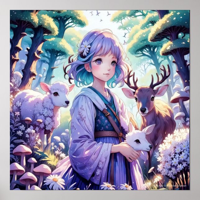 Poster des amis animaux (Devant)