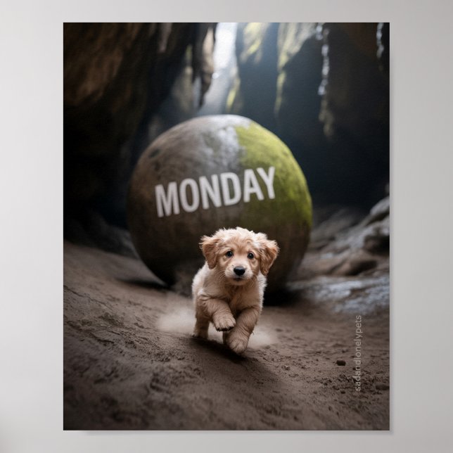 Poster des animaux de compagnie solitaires et tris (Devant)