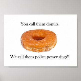 Poster des anneaux de puissance de la police