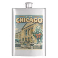 Poster des Art Institute of Chicago im Winter