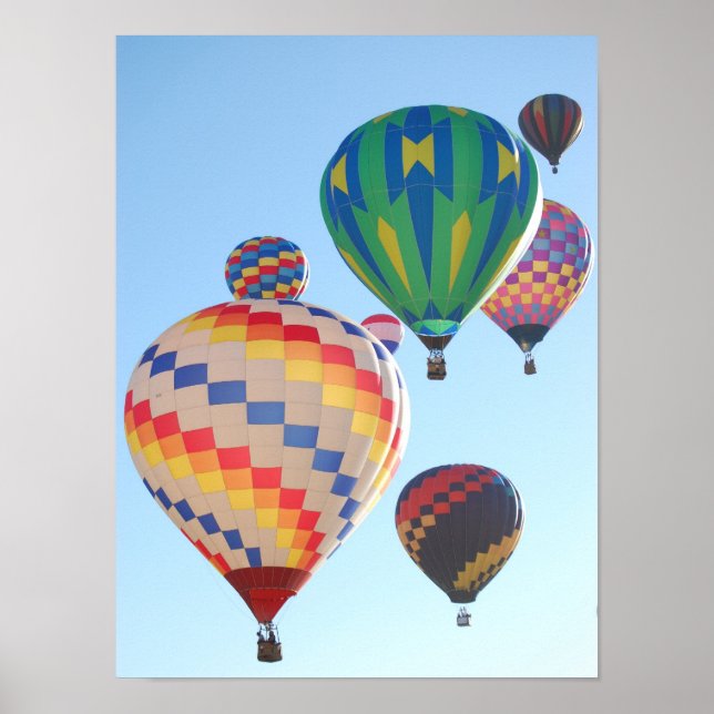 Poster des ballons à air chaud (Devant)