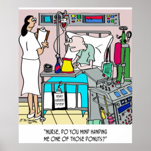 Poster Des beignets sur la voie cardiaque