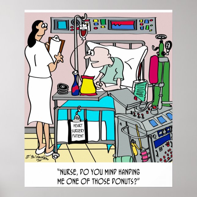 Poster Des beignets sur la voie cardiaque (Devant)