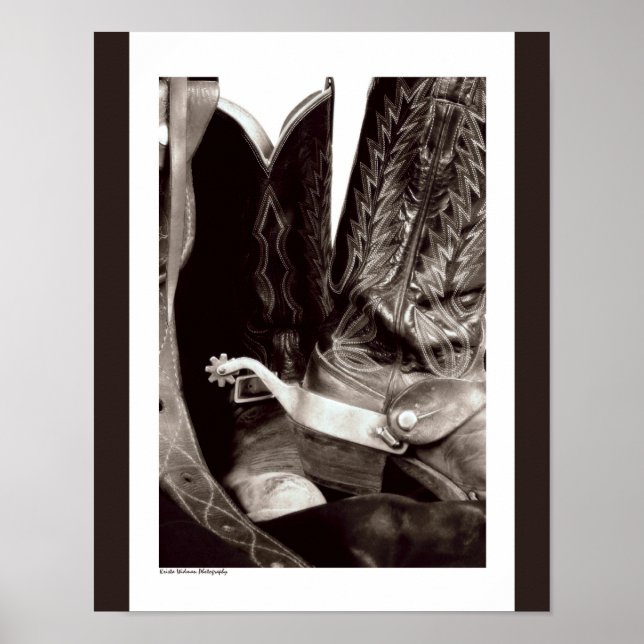 Poster des Bottes Cowboy 11x14 (Devant)