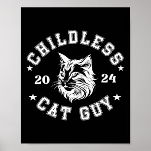 Poster Des Chats Sans Enfants Pour Le Président Kamala
