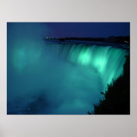 Poster des chutes de fer à cheval à Niagara Falls 