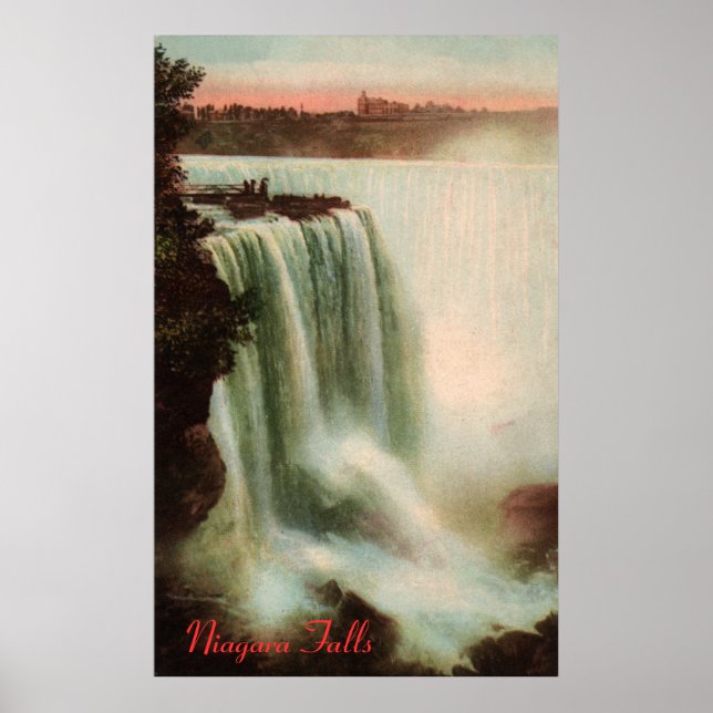 Poster des chutes du fer à cheval à Niagara (Devant)