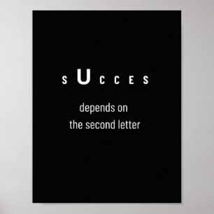 Poster des citations de succès