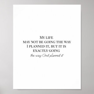 Poster Des citations religieuses inspirantes sur la vie