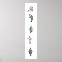 Poster des clowns vintages