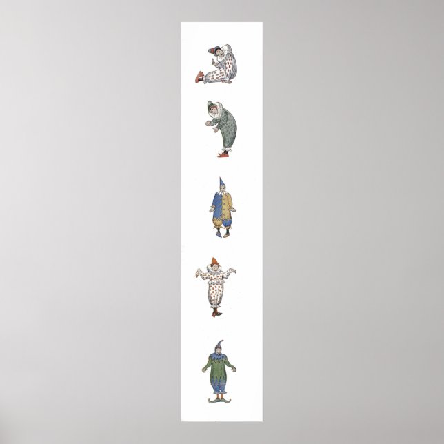 Poster des clowns vintages (Devant)