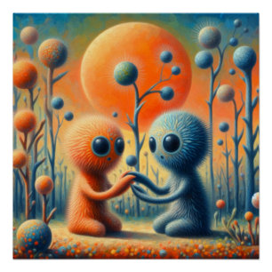 Poster Des créatures étranges