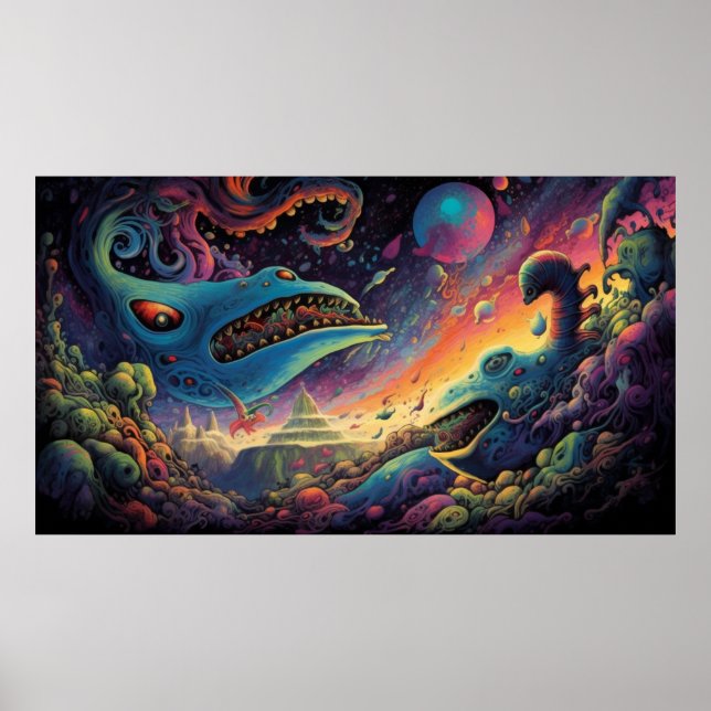 Poster Des créatures volantes (Devant)