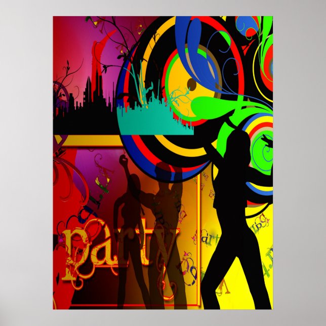 Poster des danseurs de la scène du Club Party (Devant)