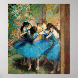 Poster des Danseuses Bleues Degas