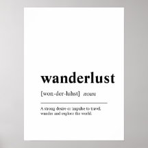 Poster des devis de voyage de Wanderlust