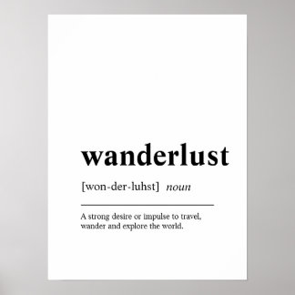 Poster des devis de voyage de Wanderlust
