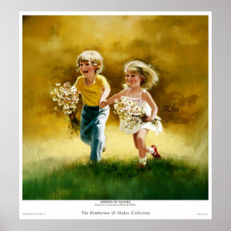 Poster Des dizaines de marguerites