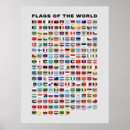 Poster des drapeaux du monde éducatif