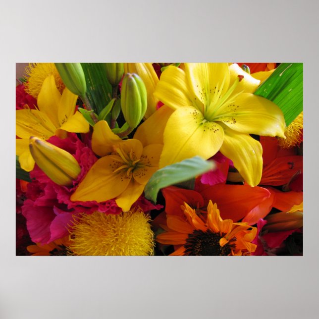 Poster des éclats de couleurs (Devant)