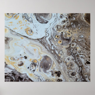 Poster des éléphants en effolage 16x20