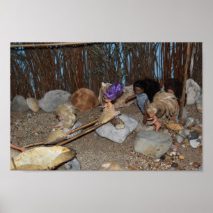 Poster Des enfants qui jouent.