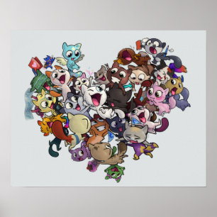 Poster des fans de chats Créu