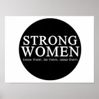 Poster des femmes fortes
