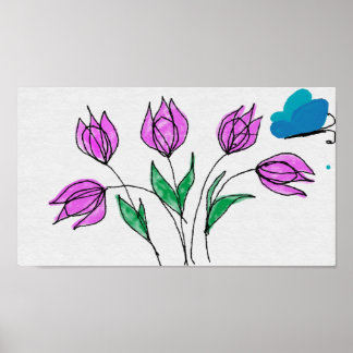 Poster des fleurs