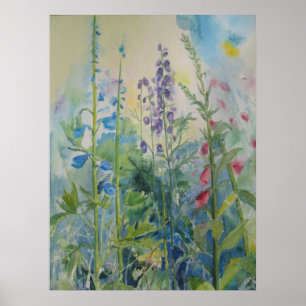 Poster des fleurs du jardin