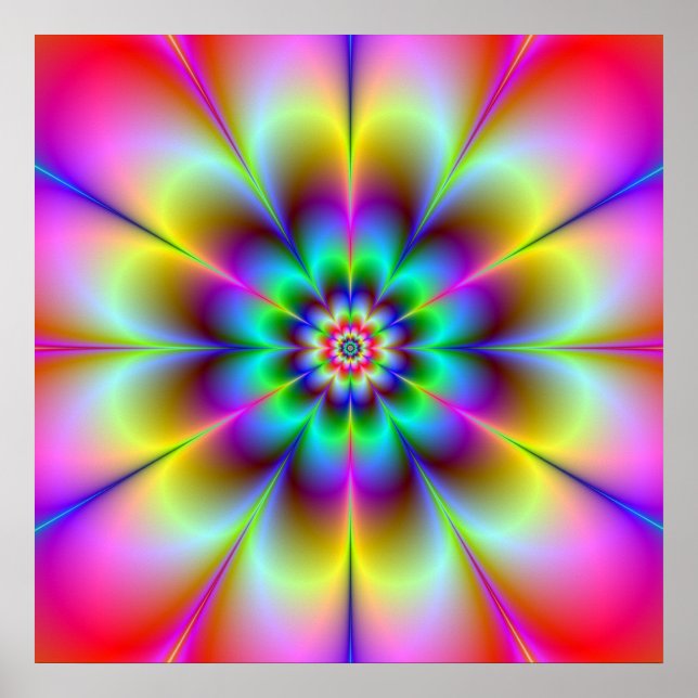 Poster des fleurs électriques (Devant)