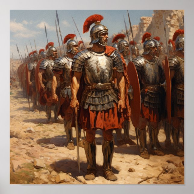 Poster des gardes romains puissants : Défenseurs d (Devant)