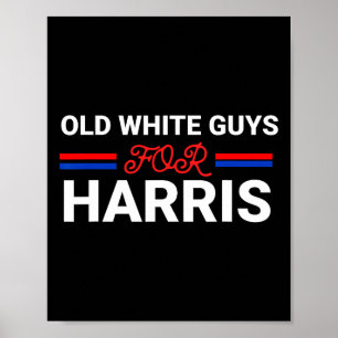 Poster Des Gars Blancs Pour Harris Kamala