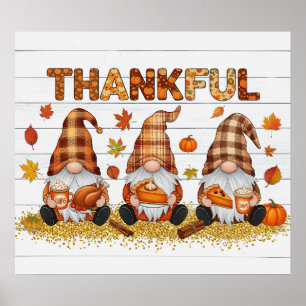 Poster des Gnomes de Thanksgiving