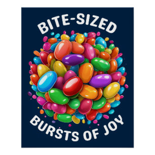 Poster Des grandes bouchées de joie