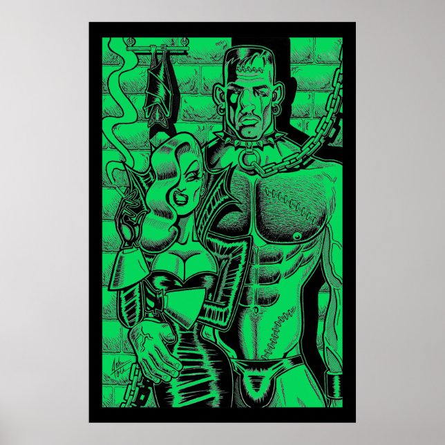 Poster des Haustiermonsters (Vorne)