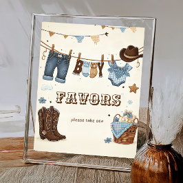 Poster des kleinen Cowboy Favers