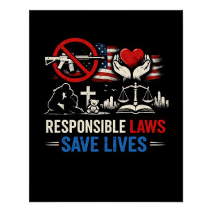 Poster Des lois responsables sauvent des vies