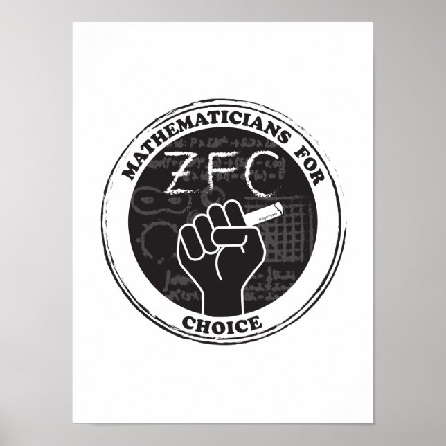 Poster des mathématiciens de choix (Devant)
