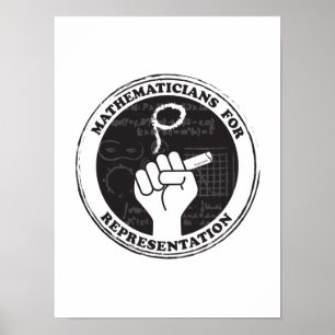 Poster des mathématiciens pour la représentation