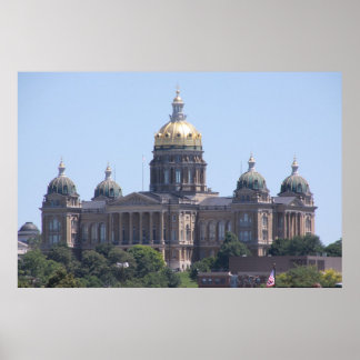 Poster Des Moines Capitol