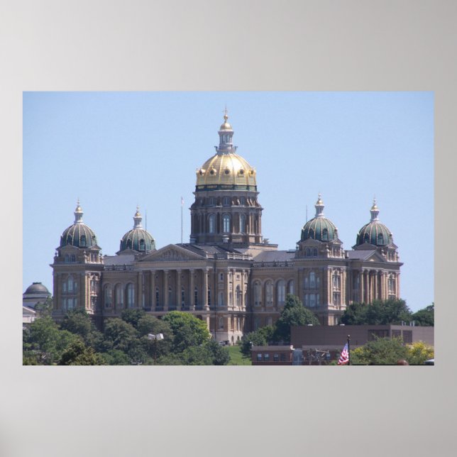 Poster Des Moines Capitol (Devant)