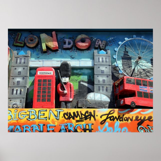 Poster des monuments de Londres (Devant)