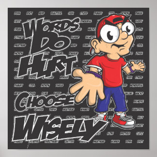 Poster des mots qui font mal