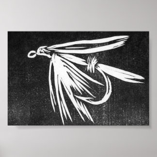 Poster des mouches à truites