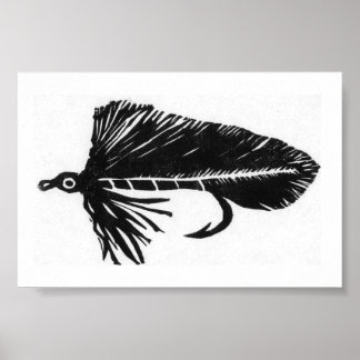 Poster des mouches à truites