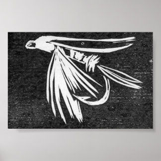Poster des mouches à truites