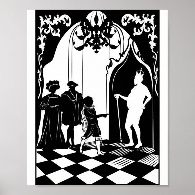 Poster des nouveaux vêtements de l'empereur (Devant)