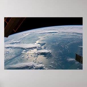 Poster Des Nuages Autour De Sumatra, Indonésie.